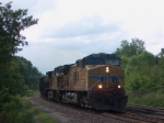 UP 5868 westbound coal hoppers